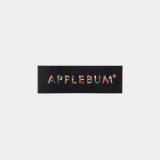 画像1: APPLEBUM  "Stained Glass Logo" Sticker (Black) (1)