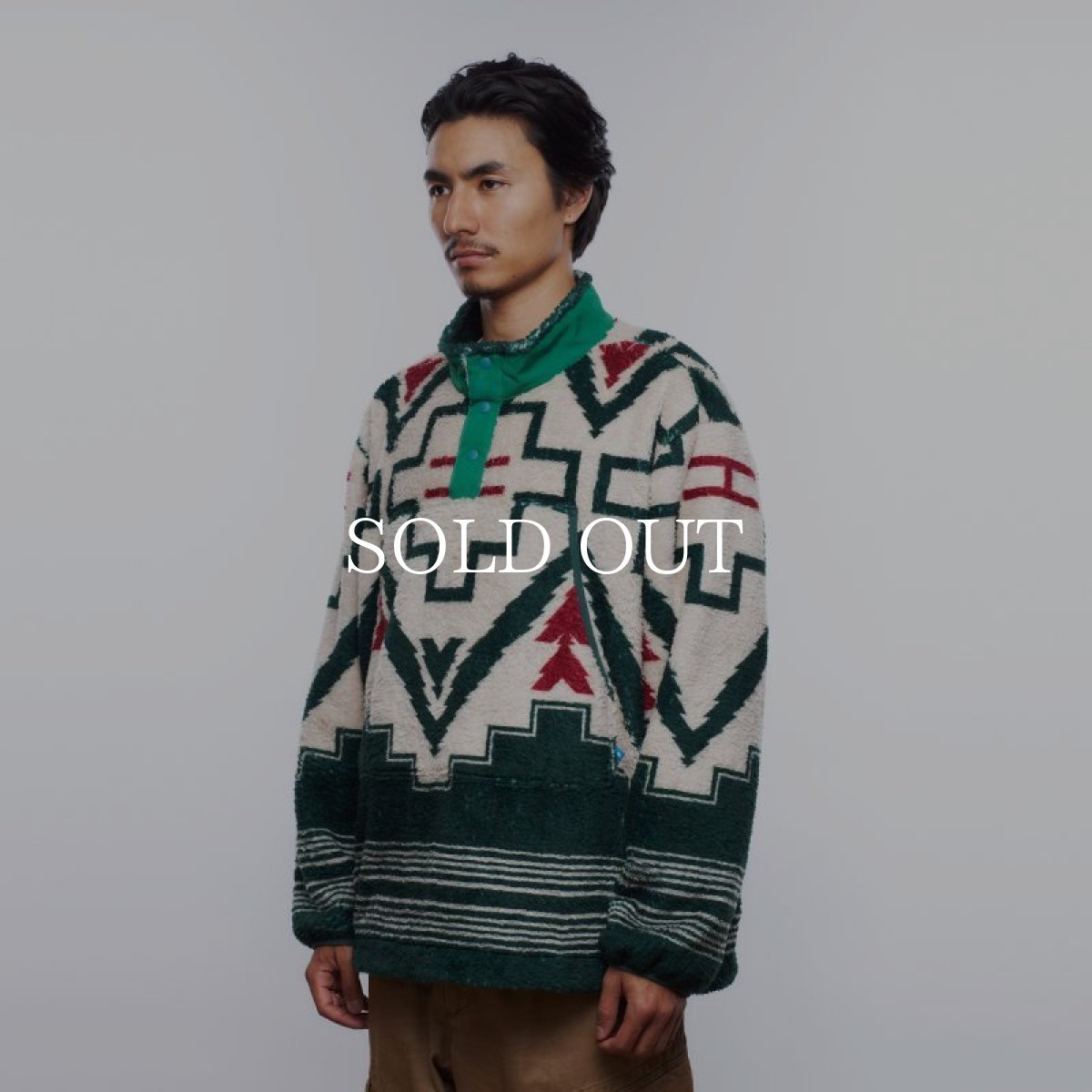 画像8: Liberaiders  TRADITIONAL PILE FLEECE ANORAK (GREEN) (8)