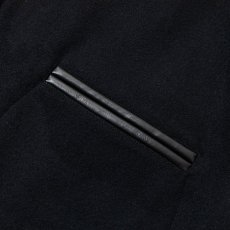 画像5: CALEE  MELTON WOOL SPORTS TYPE JACKET ＜PLANE＞ (BLACK) (5)