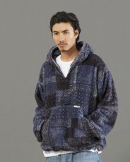 画像14: Liberaiders  BANDANA PILE FLEECE HOODIE (NAVY) (14)