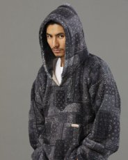 画像6: Liberaiders  BANDANA PILE FLEECE HOODIE (BLACK) (6)