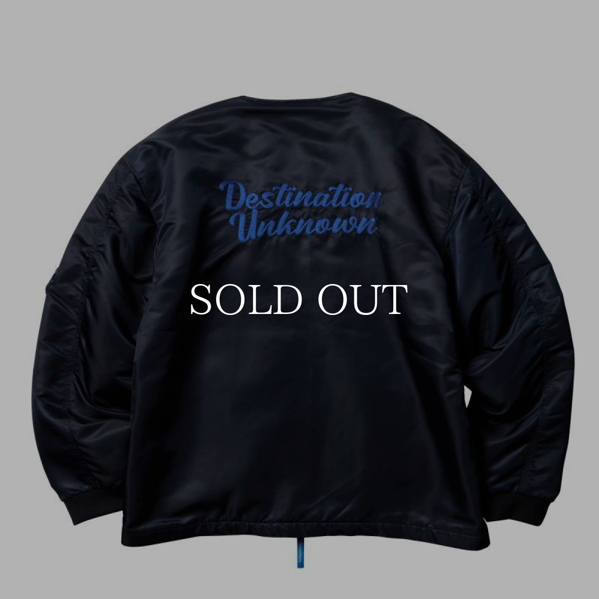 画像2: Liberaiders  COLLARLESS FLIGHT JACKET (BLACK) (2)