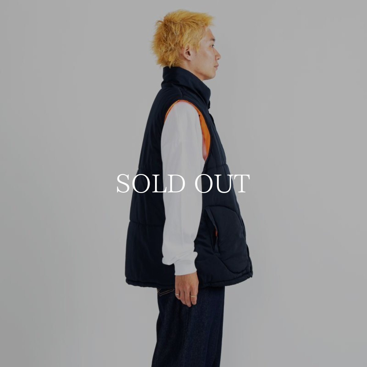 画像4: APPLEBUM  Military Innercotton Vest (Navy) (4)