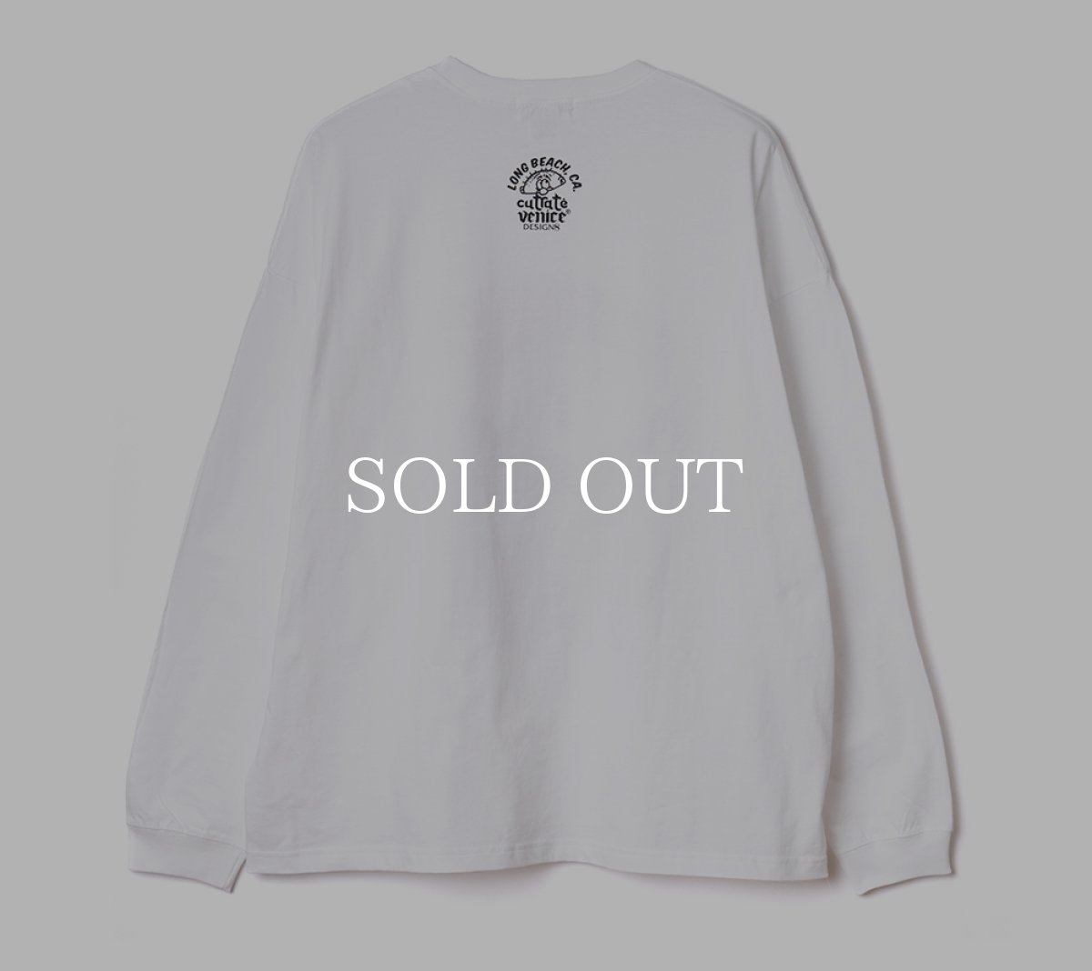 画像2: CUTRATE  ×VENICE8 COFFEE HOUSE G.O.D DROP SHOULDER L/S TEE (WHITE) (2)