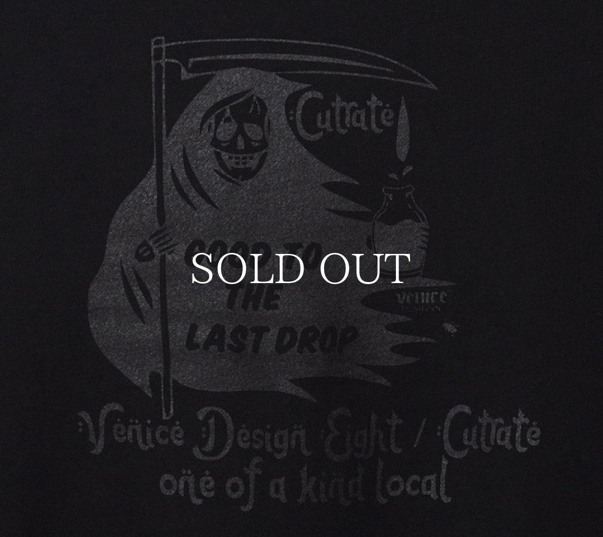 画像5: CUTRATE  ×VENICE8 COFFEE HOUSE G.O.D DROP SHOULDER CREW NECK SWEAT (BLACK) (5)