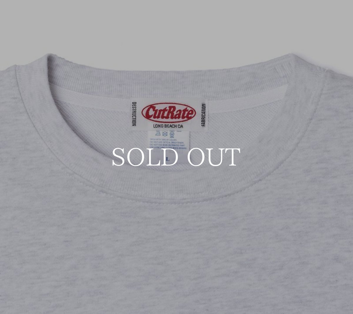 画像3: CUTRATE  ×VENICE8 COFFEE HOUSE SUBMARINE SAND DROP CREW NECK SWEAT (GRAY) (3)