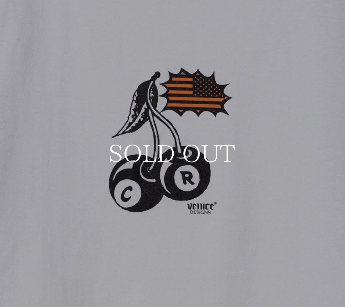 画像4: CUTRATE  ×VENICE8 COFFEE HOUSE CR CHERRY BOMB R/S TEE (WHITE × BLACK) (4)