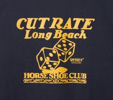 画像2: CUTRATE  ×VENICE8 COFFEE HOUSE DICE DROP CREW NECK SWEAT (NAVY) (2)