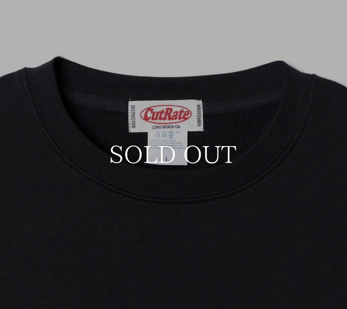 画像3: CUTRATE  ×VENICE8 COFFEE HOUSE G.O.D DROP SHOULDER CREW NECK SWEAT (BLACK) (3)