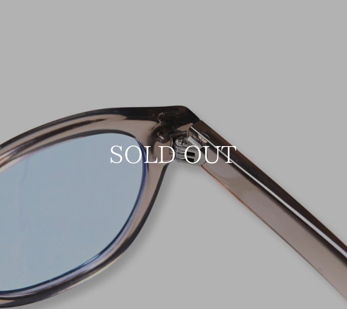 画像3: CUTRATE  CUTRATE LOGO GLASSES (CLEAR GRAY × BLUE) (3)