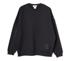 画像2: CUTRATE  ×VENICE8 COFFEE HOUSE G.O.D DROP SHOULDER CREW NECK SWEAT (BLACK) (2)