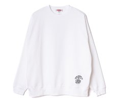 画像2: CUTRATE  ×VENICE8 COFFEE HOUSE P.Y.F DROP SHOULDER CREW NECK SWEAT (WHITE) (2)