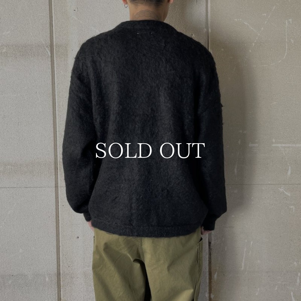 画像8: MINEDENIM  Shaggy Mohair Knit Cardigan (PNK) (8)