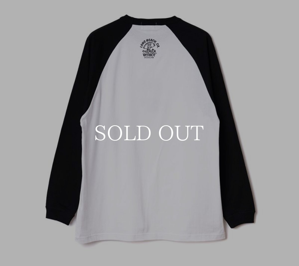 画像2: CUTRATE  ×VENICE8 COFFEE HOUSE CR CHERRY BOMB R/S TEE (WHITE × BLACK) (2)