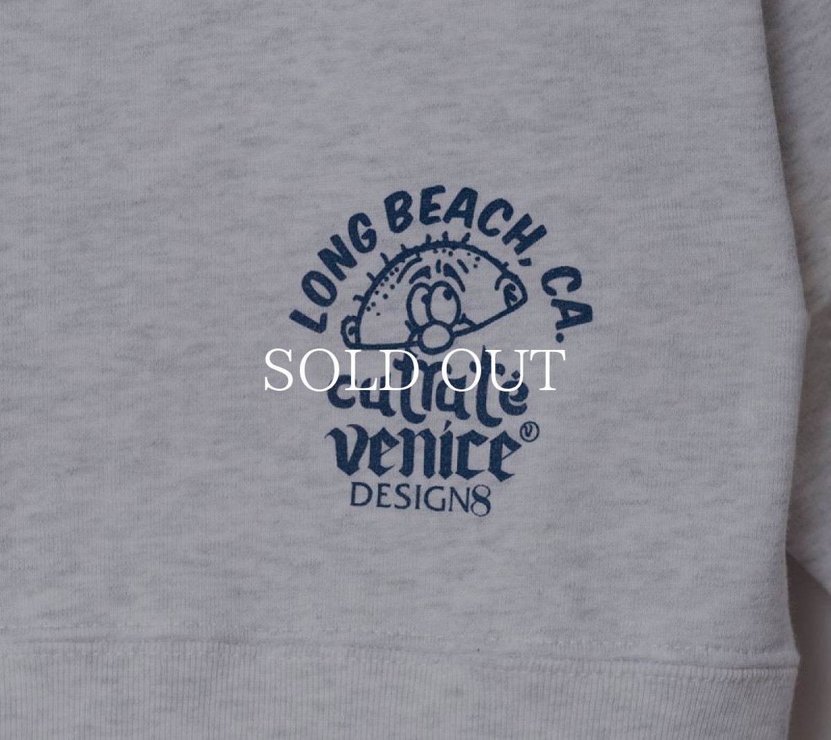 画像4: CUTRATE  ×VENICE8 COFFEE HOUSE SUBMARINE SAND DROP CREW NECK SWEAT (GRAY) (4)