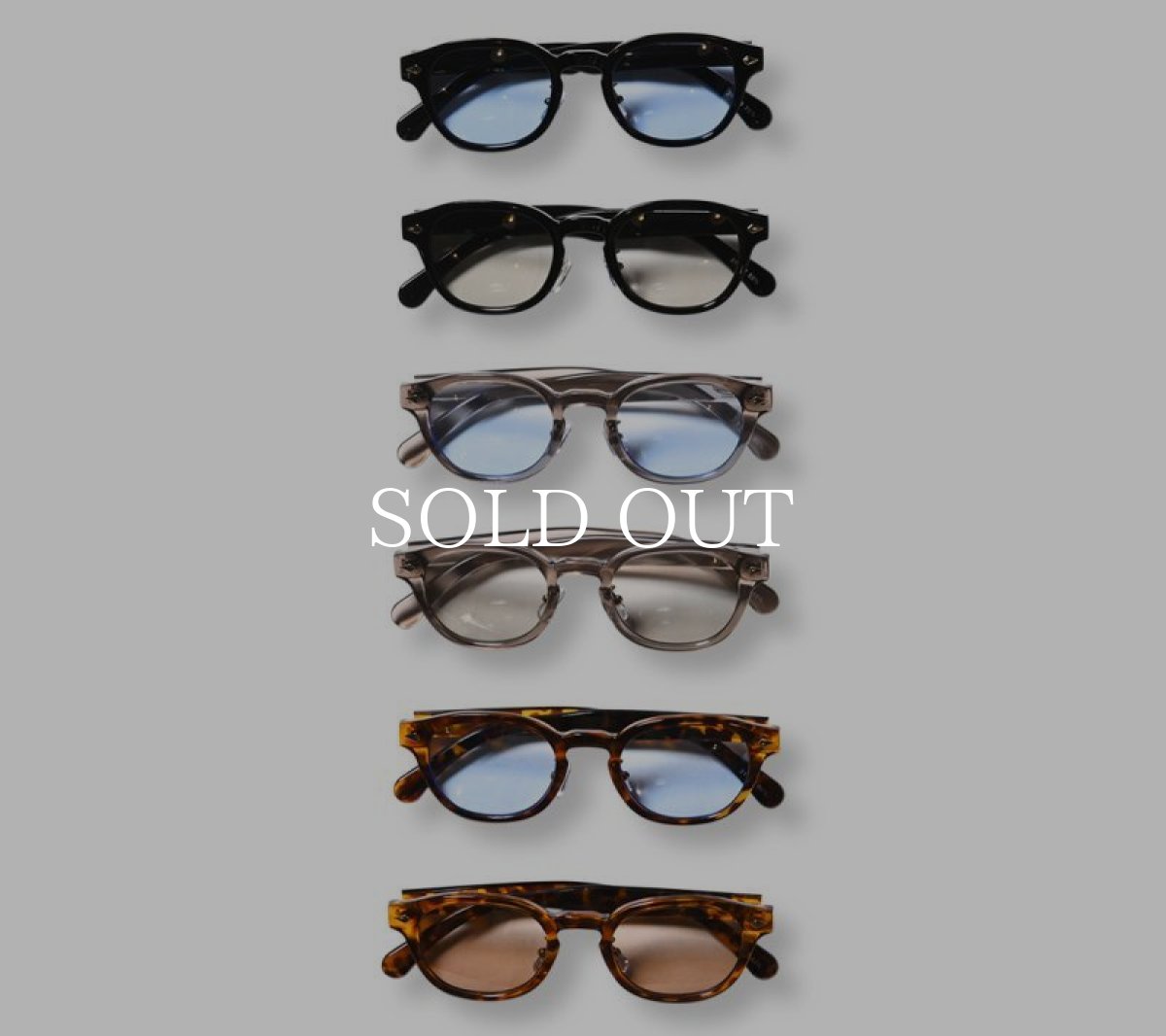 画像3: CUTRATE  CUTRATE LOGO GLASSES (CLEAR GRAY × SMOKE) (3)