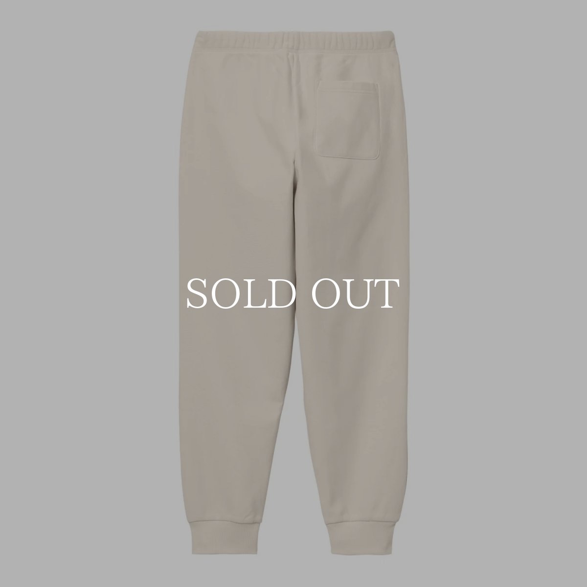 画像2: CARHARTT WIP  AMERICAN SCRIPT JOGGING PANT (Natural) (2)