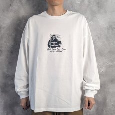 画像7: CUTRATE  ×VENICE8 COFFEE HOUSE G.O.D DROP SHOULDER L/S TEE (WHITE) (7)