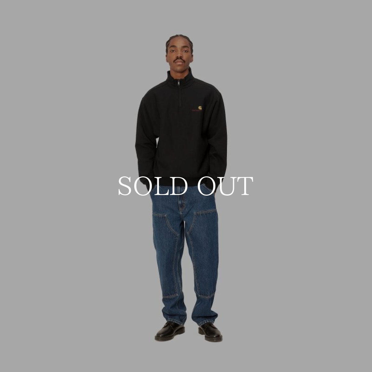 画像5: CARHARTT WIP  HALF ZIP AMERICAN SCRIPT SWEATSHIRT (5)