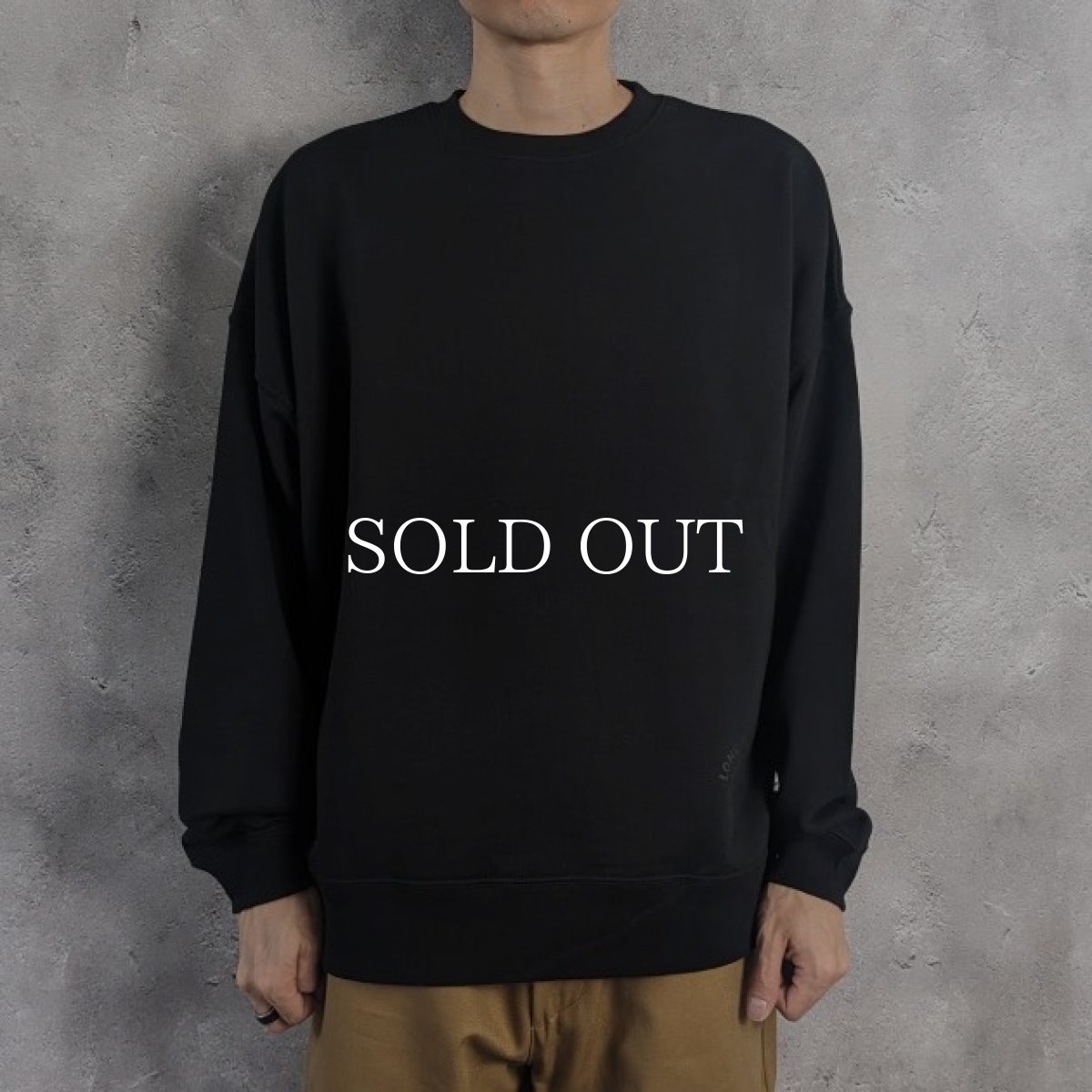画像7: CUTRATE  ×VENICE8 COFFEE HOUSE G.O.D DROP SHOULDER CREW NECK SWEAT (BLACK) (7)