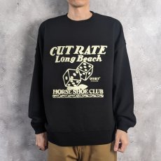 画像7: CUTRATE  ×VENICE8 COFFEE HOUSE DICE DROP CREW NECK SWEAT (NAVY) (7)