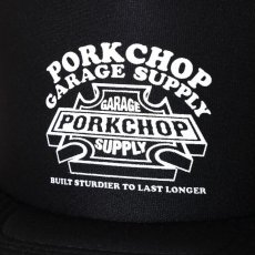 画像3: PORKCHOP GARAGE SUPPLY  3D B&S MESH CAP (BLACK) (3)