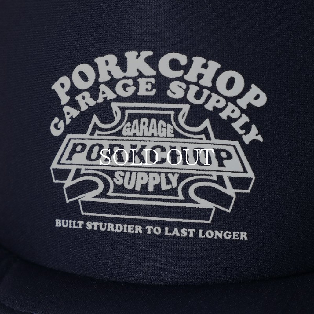 画像3: PORKCHOP GARAGE SUPPLY  3D B&S MESH CAP (NAVY) (3)