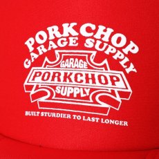 画像3: PORKCHOP GARAGE SUPPLY  3D B&S MESH CAP (RED) (3)