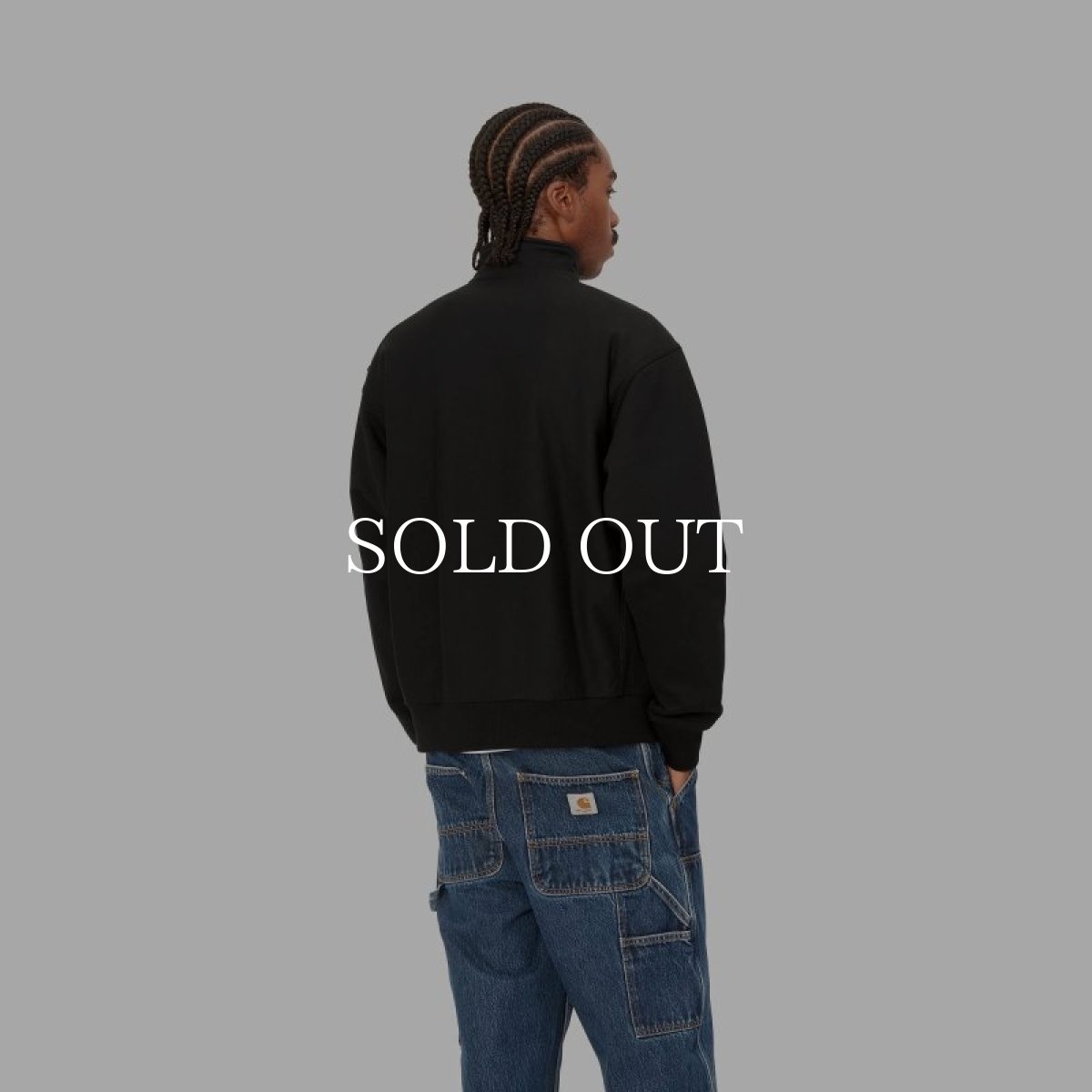 画像4: CARHARTT WIP  HALF ZIP AMERICAN SCRIPT SWEATSHIRT (4)