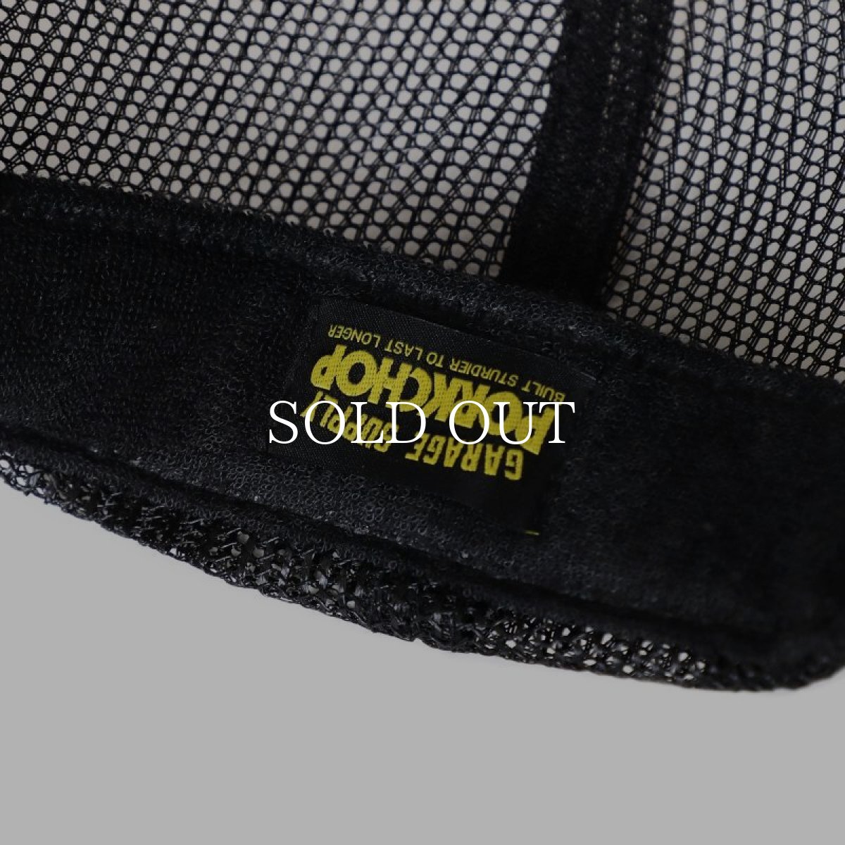 画像4: PORKCHOP GARAGE SUPPLY  3D B&S MESH CAP (BLACK) (4)