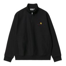 画像1: CARHARTT WIP  HALF ZIP AMERICAN SCRIPT SWEATSHIRT (1)