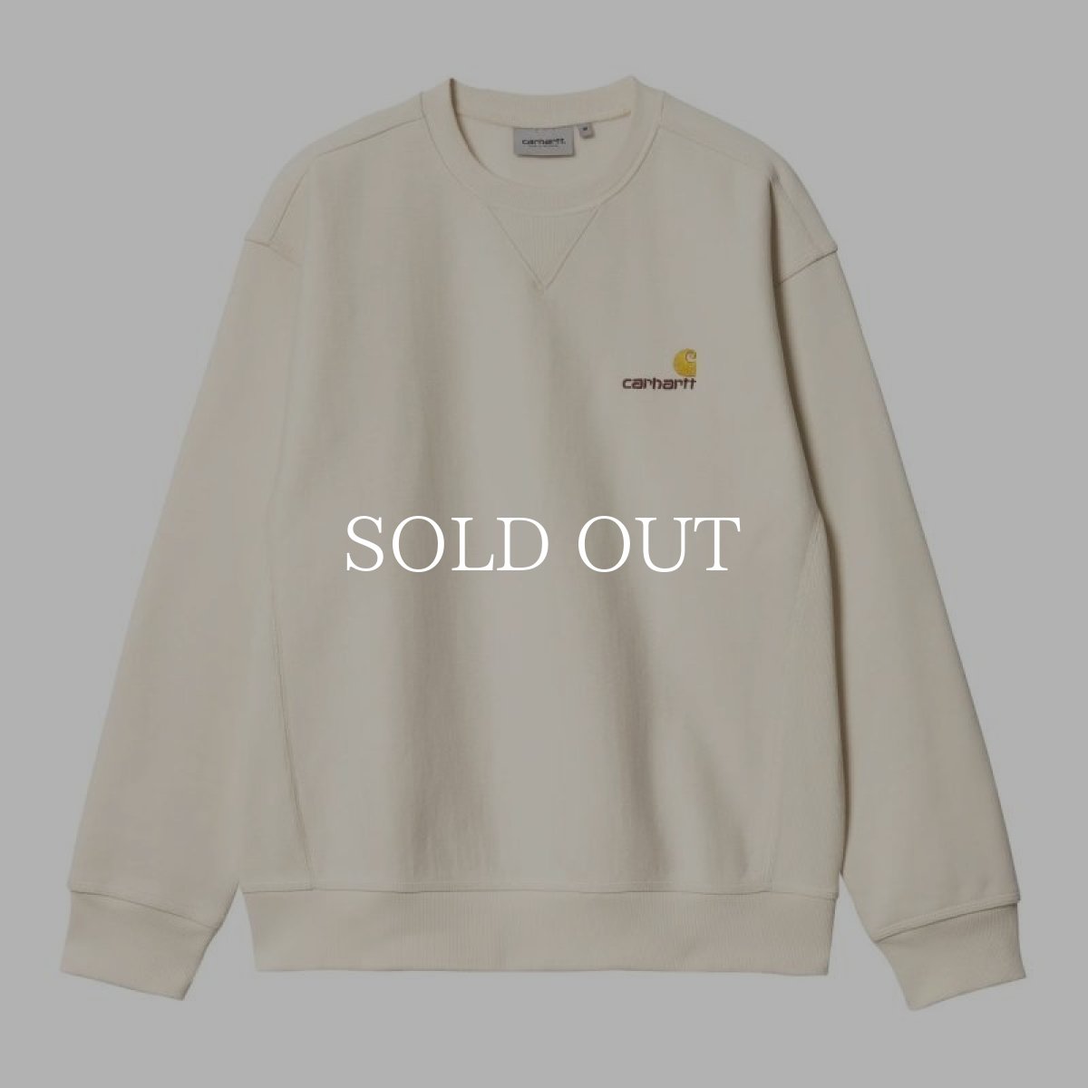 画像1: CARHARTT WIP  AMERICAN SCRIPT SWEATSHIRT (Natural) (1)