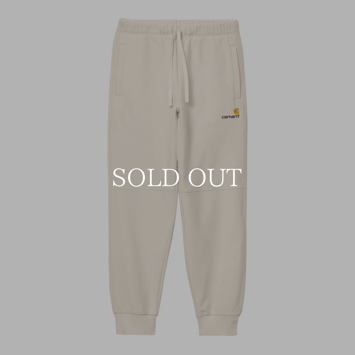 画像1: CARHARTT WIP  AMERICAN SCRIPT JOGGING PANT (Natural) (1)