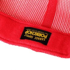 画像4: PORKCHOP GARAGE SUPPLY  3D B&S MESH CAP (RED) (4)