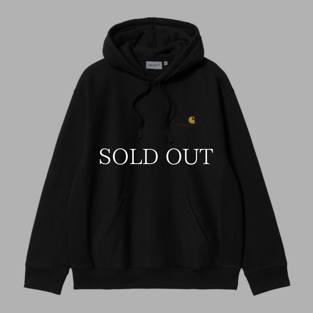 画像1: CARHARTT WIP  HOODED AMERICAN SCRIPT SWEATSHIRT (1)