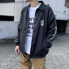 画像7: CUTRATE  ×VENICE8 COFFEE HOUSE G.O.D NYLON COACH JACKET (BLACK) (7)