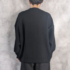 画像5: COOTIE   Rib Stitch Crewneck Sweater (Black) (5)