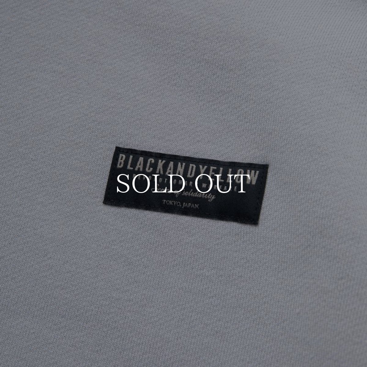 画像3: RATS  CROSS NECK HOODIE BAR TAG (GRAY) (3)