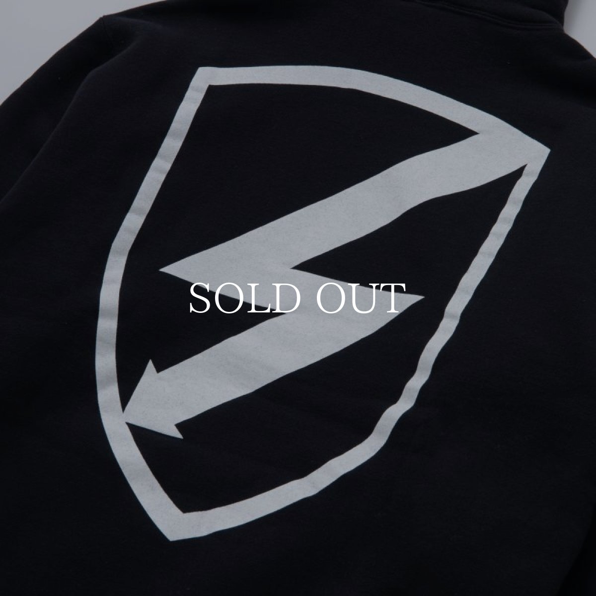 画像5: RATS  CROSS NECK HOODIE BOLT (BLACK) (5)