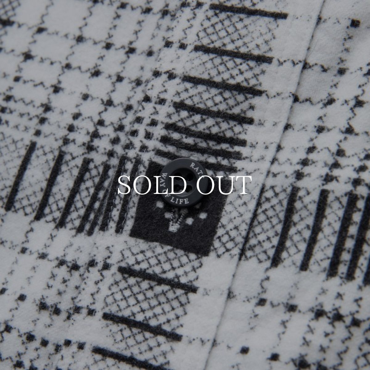 画像4: RATS  B.D PRINT FLANNEL CHECK SHIRT (WHITE CHECK) (4)