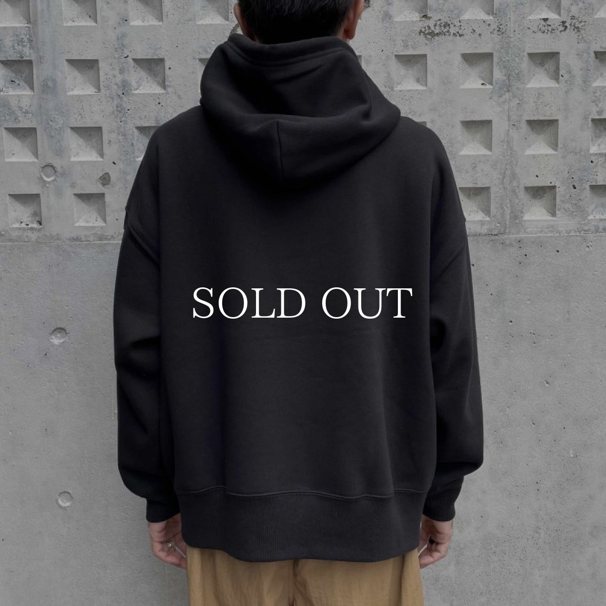 画像9: APPLEBUM  "Blue Flame Logo" Sweat Parka (Black) (9)