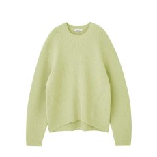 画像1: MAGIC STICK  3D MOTO Rib Crew Knit (Green Tea) (1)