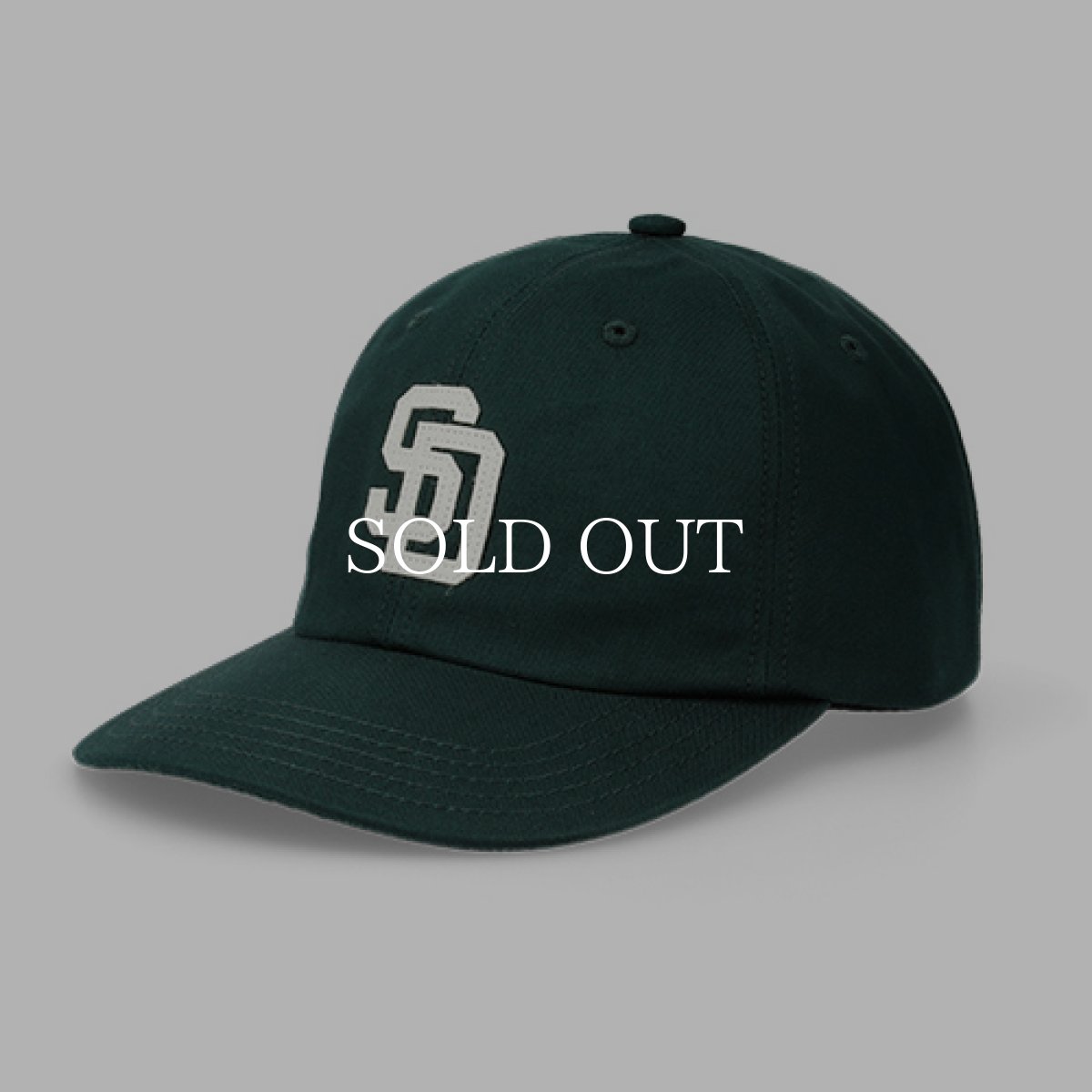 画像1: STANDARD CALIFORNIA  SD Baseball Logo Cap (Green) (1)