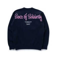 画像2: RATS  SCRIPT BIG LOGO CREW NECK SWEAT (NAVY) (2)