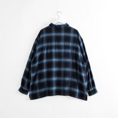 画像6: APPLEBUM  L/S Half Zip Nel Shirt (Blue) (6)