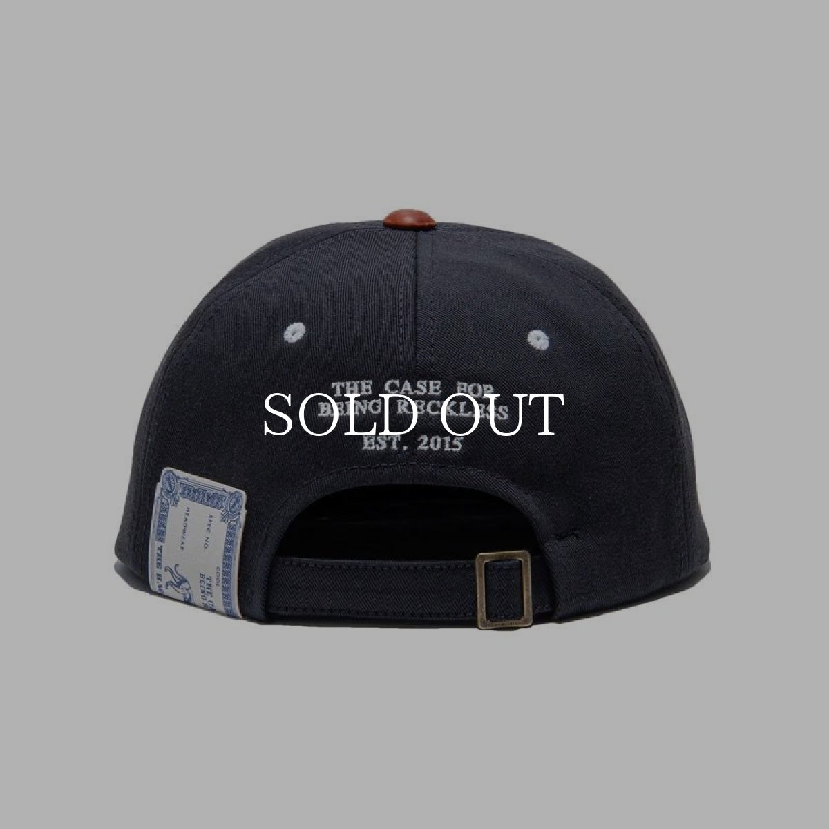 画像4: THE H.W.DOG&CO.  2 TONE LEATHER COTTON CAP (NAVY) (4)