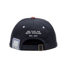 画像4: THE H.W.DOG&CO.  2 TONE LEATHER COTTON CAP (NAVY) (4)