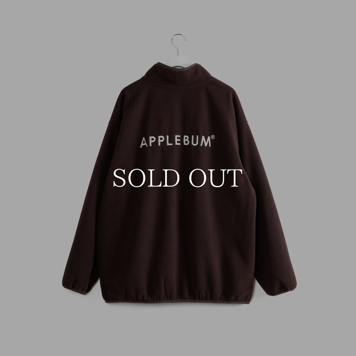 画像1: APPLEBUM  Fleece Jacket (Brown) (1)