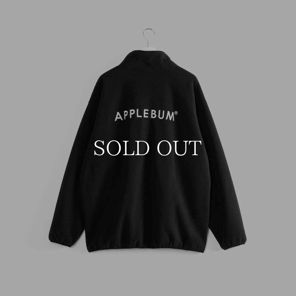 画像1: APPLEBUM  Fleece Jacket (Black) (1)