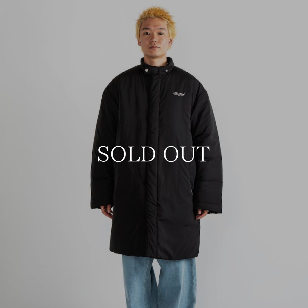 画像3: APPLEBUM  "Sampling Sports" Long Coat (Black) (3)